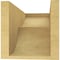 Ekena Millwork 7"W x 14"D x 7"H Wide Crestline Rough Cedar Woodgrain TimberThane Corbel, Primed Tan CORUR07X14X07CRERCPR - alternate 5